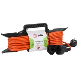 Удлинитель силовой UFx-1e-3x0.75-20m-IP44 на рамке c/з 1 гн 20м ПВС 3x0.75 Б0046826