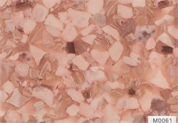 M0061 D&B 67.5 см/8 м мрамор розовые камни 00000005386