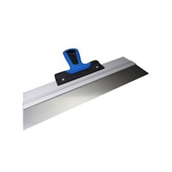Шпатель 200мм нерж.сталь с2-х ком. усил.серо-синей ручкой с металл. бойком ТРЕЙСИ Профи(30шт/уп) 25116-200