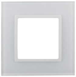 14-5101-01 ЭРА Рамка на 1 пост, стекло, Эра Elegance, белый+бел Под заказ Б0059166