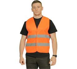 Жилет сигнальный с СОП Оранжевая р.56-58 (XXL) ПОД ЗАКАЗ 7571