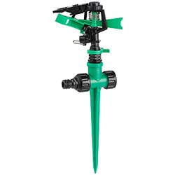 GWRS12-046 GREEN APPLE Разбрызгиватель 360 град, импульсный, вращающийся, пластик(12/48)Под заказ Б0003105