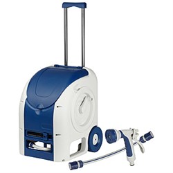 GWHC2-049 GREEN APPLE Тележка-бокс с телескоп. ручкой + шланг 12мм (1/2)х15 м с пластик.Под заказ Б0003108