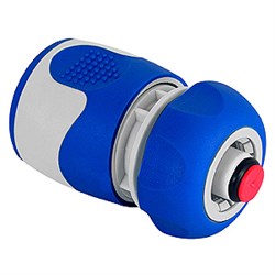 GWHC20-058 GREEN APPLE Коннектор с аквастопом для шланга 12мм(1/2),пластик,TPR(20/200)Под заказ  Б0003117