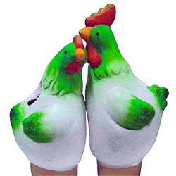 GKS53-04 GREEN APPLE Ороситель декоративный Куры  6*6*15.5 (12/144/1152) Под заказ Б0008218