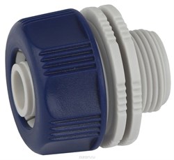 GAEA20-12 GREEN APPLE ЕСО Адаптер для шланга19мм(3/4)с наружн. резьбой,пластик(50/200) Под заказ Б0017776