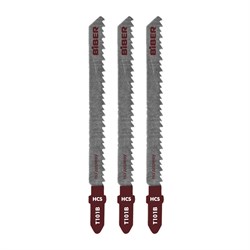 Пилки для эл. лобзика по дереву  74х2,7мм БИБЕР чист.рез Т101В (3шт/уп)    85272