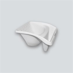 Ковш для краски 1,2л 22х18х12 мм, белый, серия "B.W." (50шт/уп) 670-2207