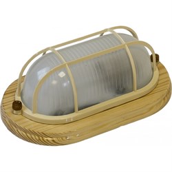 Светильник ЭРА НБО 04-60-012 Кантри дерево/стекло решетка IP54E27max60Вт232х140овал клен Под заказ Б0048417