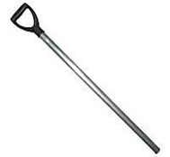 Черенок  металлический d-32 лопатный с ручкой   п/о (подходит ко всем пластмассовым лопатам) 13751*