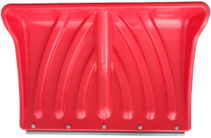 Лопата снеговая  465х340мм,КРЕПЫШ-2 пластмассовая  ЦВЕТНАЯ с планкой ,ф32 без черенка *13766