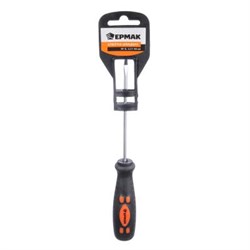 Отвертка SL   3,2х100мм  шлицевая с прорезиновой рукояткой(-) ЕРМАК 651-092