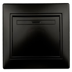 1-101-05 Intro Выключатель, 10А-250В, IP20, СУ, Plano, антрацит Б0053725