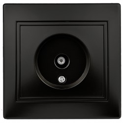 1-301-05  Intro Розетка TV одиночная, IP20, СУ, Plano, антрацит Под заказ Б0044573
