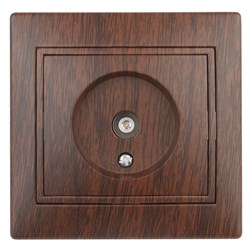 1-301-10  Intro Розетка TV одиночная, IP20, СУ, Plano, венге Под заказ Б0030080