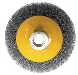 Щетка-крацовка  115мм  М14 дисковая для УШМ (12/120) БИБЕР 70973 70973
