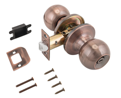 Защелка AС ВК (607) медь с фиксатором шар MOSBJ Р05