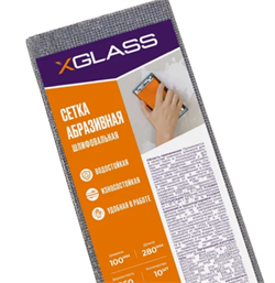 Сетка абразивная /корунд/ 100*280 № 60  X-Glass (10шт)  00010018881