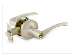 Защелка ZS-02 (894) SN ВК никель с фиксатором нажимная MOSBJ Р42