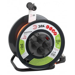 Удлинитель силовой RMx-4es-3x1.5-30m-IP44 на м. катушке c/з 4 гн 30м ПВС 3х1.5 ЭРА  Б0046850