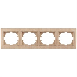 1-504-11 Intro Рамка на 4 поста гор., СУ, Plano, сосна Б0030105