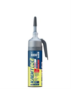 Клей монтажный "КУДО" PLUS+ клеит все  на основе гибридных полимеров проз. автоподача100 мл (12шт) KX-A05T