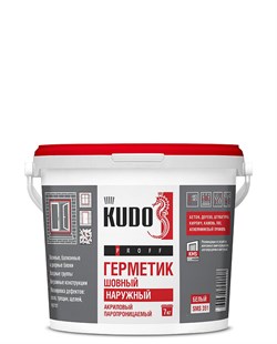 Герметик KUDO SMS-351 акриловый паропроницаемый шовный Наружный белый 7кг  SMS-351