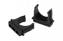 Крепеж-клипса для трубы (черный) d 20мм ЭРА (10шт/уп)  Б0044180