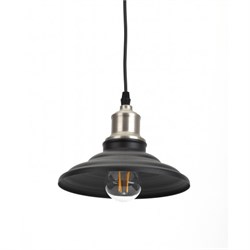 PL 4 BK/BN Подвес ЭРА металл, E27, max 60W, d203 мм, черный/темный никель Б0037439 - фото 79774