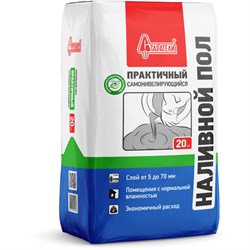Наливной пол "ПРАКТИЧНЫЙ" (5-70 мм) самонивелирующийся 20кг Старатели  (77шт/п) 3448