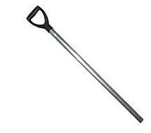 Черенок  алюминиевый d-32 (1200) лопатный  с V-образной ручкой  *02491