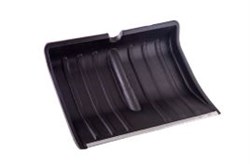 Лопата снеговая  500х390мм,№13  пластмассовая с оц.планкой ,ф32 с ал/ч и ручкой *09000