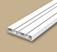 Карниз потолочный для штор ПК 2.2 м  СКОЛОТЫЕ УГЛЫ КП-П2,2 001 БЕЛ*