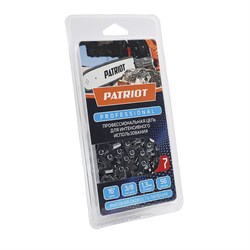 Цепь PATRIOT 91LP-56E, 3/8 1,3 56 звеньев, чизель, PROFESSIONAL (блистер) 862321040