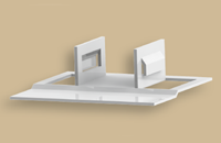 Клипса на рейку крепежную для панелей (5шт. во флоупак/50шт/уп) П8-Кл-Ф50