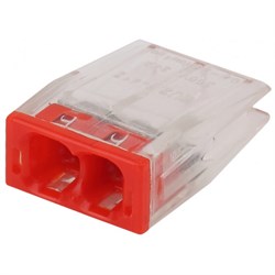 Клемма СМК, серия 202, 2 отверстия, 0,5-2,5 мм2 (упак. 100 шт.) NO-224-22  Б0043940