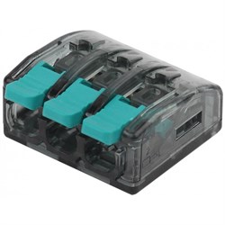 Клемма СМК, серия 413, 3 отверстия, 0,5-4 мм2 (упак.2 шт.) NO-224-50  Б0043968