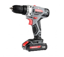 Дрель-шуруповерт аккум. ПОБЕДА ДА-18/2 Ли(18в,2*2.2акб,2скор,400,1490об/мин,d оснастки 10(АКБ в комп 180201636