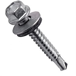 Саморез кровельный с шайбой ST 5,5х38 (3000шт) металл/металл B03005503832S07