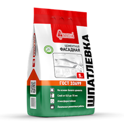 Шпатлевка фасадная белая 5кг Старатели  (180шт/п) 418