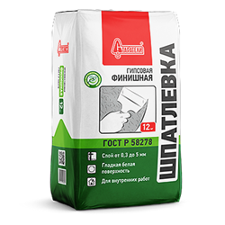 Шпатлевка финишная гипсовая 12кг Старатели (99шт/п) 2551