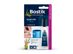 Секундный клей гель Bostik GLUE FIX 3г (12шт/уп) 17211400