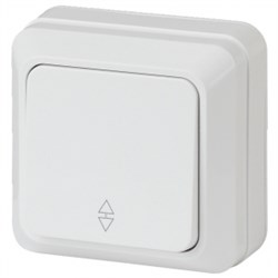 2-103-01 Intro Переключатель, 10АХ-250В, ОУ, Quadro, белый Б0053749