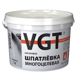 Шпатлевка многоцелевая для нар/вн. работ акр. VGT 1кг (6шт)  27227