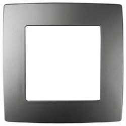 12-5001-12 ЭРА Рамка на 1 пост, Эра12, графит Б0019366