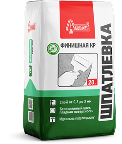 Шпатлевка финишная КР 20кг Старатели (77шт/п) 3425