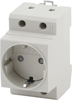 Розетка на DIN-рейку ЭРА PRO MRD10-16-E 16А с заземлением Б0057482