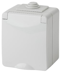 11-2601-03 ЭРА Розетка 2P+E IP65,16А-250В, ОУ, Эра Эксперт,серый Б0035988