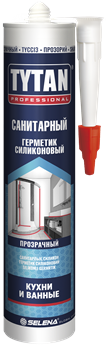 Герметик TYTAN Prof силиконовый санитарный белый 280мл(12шт) 17438/53463