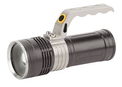 Фонарь PA-804 ЭРА прожектор алюминиевый 5Вт, рег фокус литий 2,5Ач коробка Б0039628-